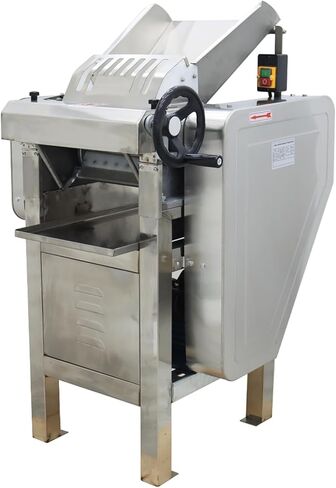 Electric Dough Sheeter 100KG/H Commercial High-speed Press Dough Machine Stainless Steel Pasta Dough Roller Sheeter Machine Roll Press Machine 110V in Kuwait