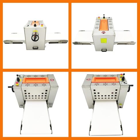 TECHTONGDA Electric Dough Sheeter Machine Countertop Fondant Sheeter Laminated Dough Machine Mini Pastry Press Making Machine with 49x13.8" Conveyor Belt for Croissant Fondant Puff Pastry Icing in Saudi Arabia