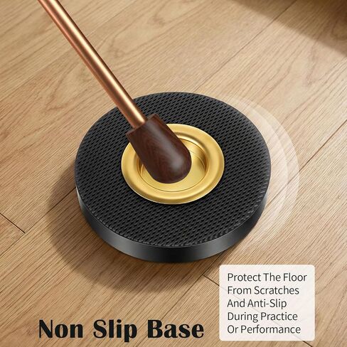 Cello Rock Stop Stand, Rock Stop Endpin Stand Holder with Reinforced Brass Base for Practice Performance in Saudi Arabia