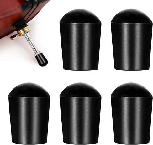 5 Pcs Cello Endpin Stopper Rubber Black Tip Plug End Pin Cap Protector Black Anti-Slip Design Cello Rest Stop Holder Stand Floor-Friendly Fits Most Cellos And Double Basses Floor Protection in Saudi Arabia