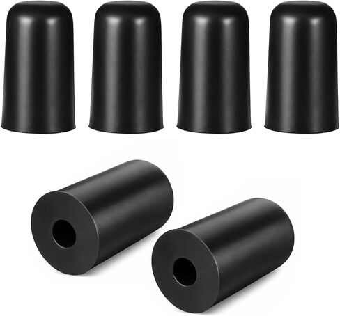 6 Pcs Cello Rock Stop Cello Endpin Stopper Endpin Rubber Tip Black Slipstop Holder Rubber Tip Plug End Pin Cap Protector for Practice Performance, Prevent Movement and Slipping in Kuwait