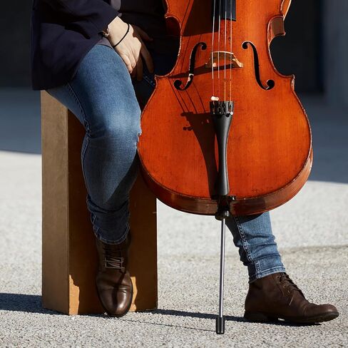 6 Pcs Cello Rock Stop Cello Endpin Stopper Endpin Rubber Tip Black Slipstop Holder Rubber Tip Plug End Pin Cap Protector for Practice Performance, Prevent Movement and Slipping in Kuwait