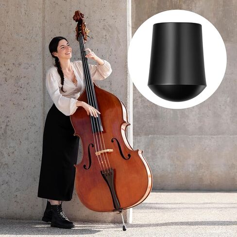 4PCS Cello Endpin Rubber Tip Cello Endpin Stopper Black Slipstop Holder Rubber Tip Plug End Pin Cap Protector for Practice Performance, Prevent Movement and Slipping in Kuwait