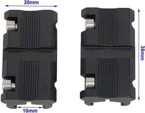 10mm Convert to 20mm Flashlight Mount Adapter Converter in Saudi Arabia