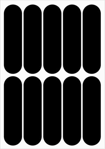 10 Pcs Black Reflective Tape, Waterproof Bike Reflectors, Reflectors for Night Riding for Motorcycles Scooters Bike Helmets Stroller in Saudi Arabia