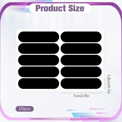 10 Pcs Black Reflective Tape, Waterproof Bike Reflectors, Reflectors for Night Riding for Motorcycles Scooters Bike Helmets Stroller in Saudi Arabia