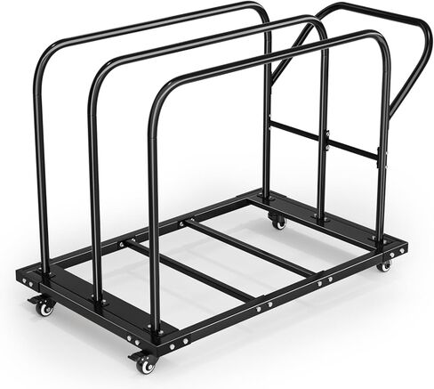 VINGLI Heavy Duty Folding Table Cart, Table Dolly with PU Swivel Wheels, 800 lbs Capacity, Holds Up to 10 Tables for Party Events, Hotels, Factories & Warehouses in Saudi Arabia