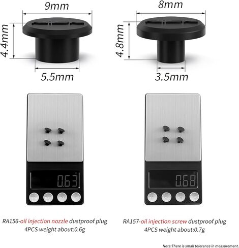 Bleed Oil Port Dust Plugs + Bleed Screw Rubber Caps for Shimano 105 Ultegra Dura-Ace Hydraulic Disc Brake Calipers, Silicone Dust & Water Protection Caps for Brake Bleed Ports and Nipples in Saudi Arabia