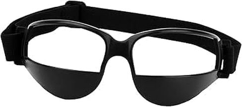 Black Basketball Glasses- Basketball Dribbling Goggles,17 X 6cm Portable Glasses For Dribbling,Comfortable Protective Sports Dribble Specs For Training Team Sports in Kuwait
