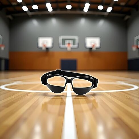 Black Basketball Glasses- Basketball Dribbling Goggles,17 X 6cm Portable Glasses For Dribbling,Comfortable Protective Sports Dribble Specs For Training Team Sports in Kuwait