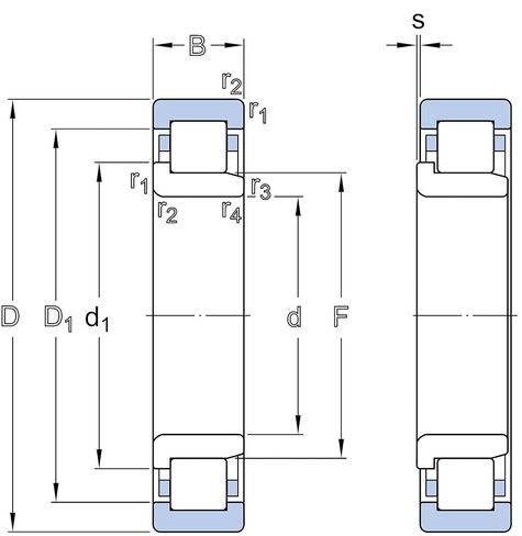 SKF NJ206ECP CYLINDRICAL ROLLER BEARING in Saudi Arabia