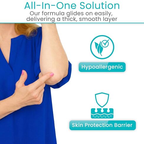 Vivecare Petroleum Jelly 15oz - 100% Pure White Petrolatum Skin Protectant - Moisturizer for Dry, Cracked Skin, Lips & Baby Care - Hypoallergenic Healing Balm for Cuts, Burns & Chafed Skin (15oz) in Kuwait