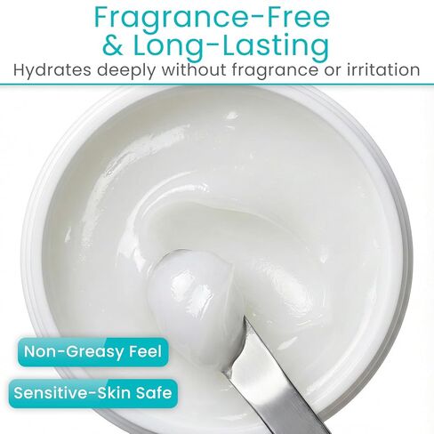 Vivecare Petroleum Jelly 15oz - 100% Pure White Petrolatum Skin Protectant - Moisturizer for Dry, Cracked Skin, Lips & Baby Care - Hypoallergenic Healing Balm for Cuts, Burns & Chafed Skin (15oz) in Kuwait