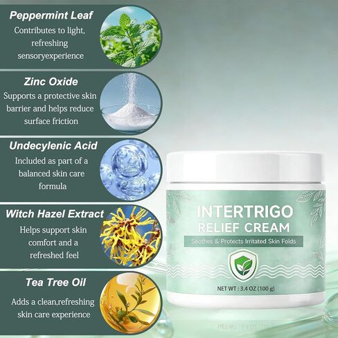 قطعتان من كريم إنترتريجو، كريم حاجز قابل للطي للبشرة، للحماية من الرطوبة والاحتكاك، يدعم راحة البشرة، تركيبة غير دهنية سريعة الجفاف للاستخدام اليومي in Kuwait