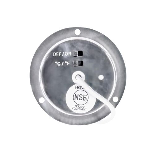 Digital Thermometer, Solar Powered Display with Battery Backup, Stainless Steel, 2" Dial Diameter, Front Flange, 108" Sensor Cable, -58 to 230 Degrees F / -50 to 110 Degrees C in Saudi Arabia