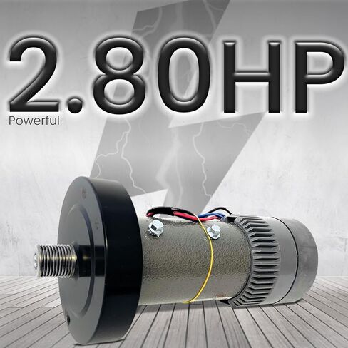 Hydra Fitness Exchange DC Drive Motor with Flywheel 2.80 HP Powerful Duty Permanent Magnet Smooth Operation Easy Replacement Treadmill Motor P/N 286075 & 295730 Work with HealthRider Gold's Gym H55T in Saudi Arabia