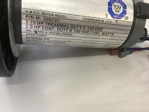 Hydra Fitness Exchange DC Drive Motor with Flywheel 130VDC, 1492watts, 2.75hp Powerful Duty Permanent Magnet Smooth Operation Easy Replacement Treadmill Motor P/N LM-295727 Work with Pro-Form 6.0 RT in Saudi Arabia