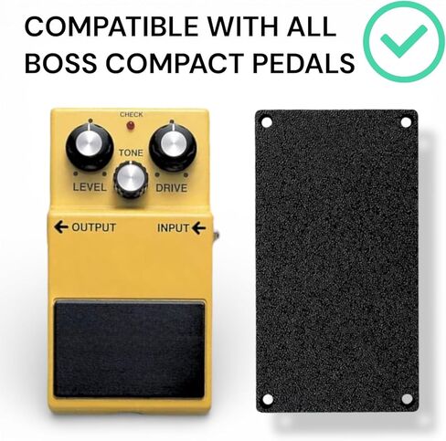 لوحة سفلية لدواسات تأثيرات الجيتار المدمجة من بوس (3 عبوات) | غطاء قاعدة بديل واقٍ | تركيب آمن للوحة الدواسة in Kuwait