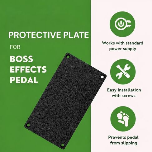 لوحة سفلية لدواسات تأثيرات الجيتار المدمجة من بوس (3 عبوات) | غطاء قاعدة بديل واقٍ | تركيب آمن للوحة الدواسة in Kuwait