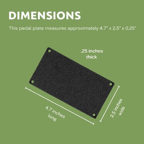 لوحة سفلية لدواسات تأثيرات الجيتار المدمجة من بوس (3 عبوات) | غطاء قاعدة بديل واقٍ | تركيب آمن للوحة الدواسة in Kuwait