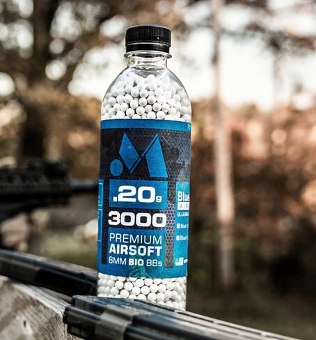 قابلة للتحلل الحيوي 6 مم Airsoft BBS .20g 3000ct - لمسة نهائية سلسة - مصقولة إلى الكمال - لجميع بنادق Airsoft 6 مم in Saudi Arabia