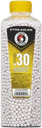 Lancer Tactical 5050 Count Airsoft Tracer BBS, Glow in The Dark, .20g, .25g, .28g, .30g, .32g-Competition Grade, Made in Taiwan in Saudi Arabia