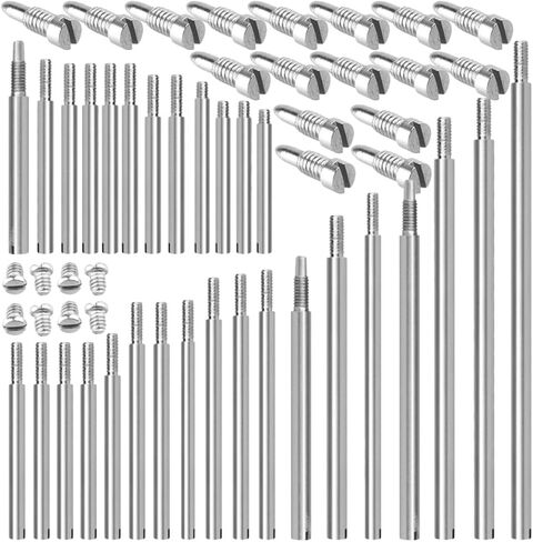 BESTonZON Bassoon Repair Kit 30 Threaded Rods 34 Screws 5 Grooved Blocks Wind Instrument Parts Maintenance Tool Set for Musical Instrument Repair in Saudi Arabia