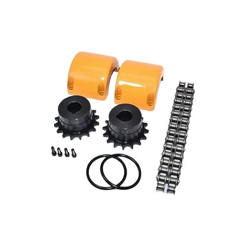 KC Roller Chain Coupling 1pc GL5016 16-40mm Roller Gear Coupler Coupling(GL5016 Hole 20-20) in Saudi Arabia