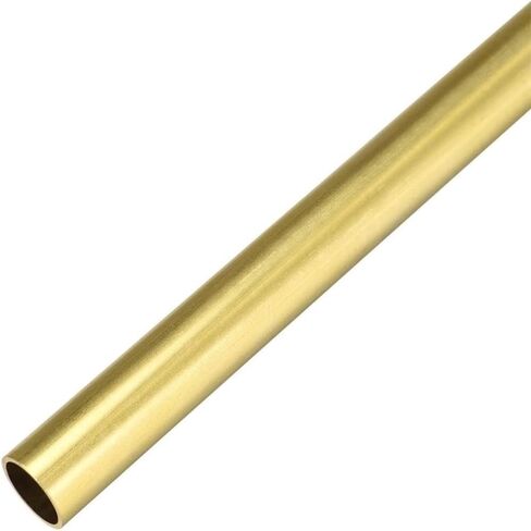 Brass Round Tube 300mm Length 11mm OD 0.5mm Wall Thickness Seamless Tubing in Saudi Arabia