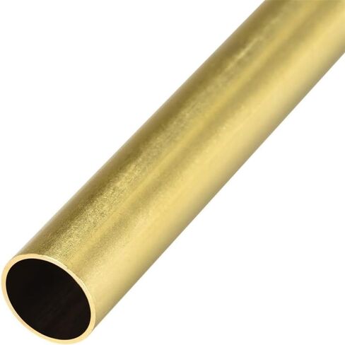 Brass Round Tube 300mm Length 11mm OD 0.5mm Wall Thickness Seamless Tubing in Saudi Arabia