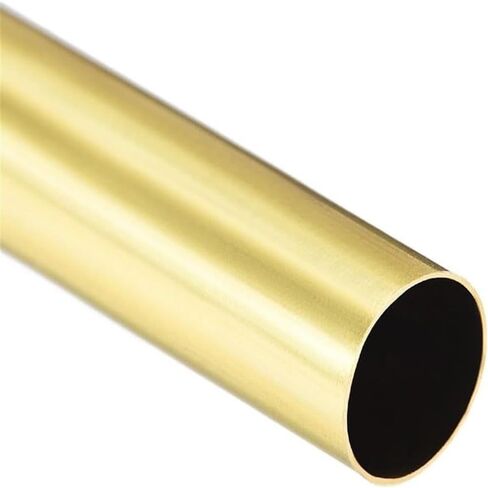 K Brass Round Tube 300mm Length 10mm OD 0.2mm Wall Thickness Seamless Tubing in Saudi Arabia