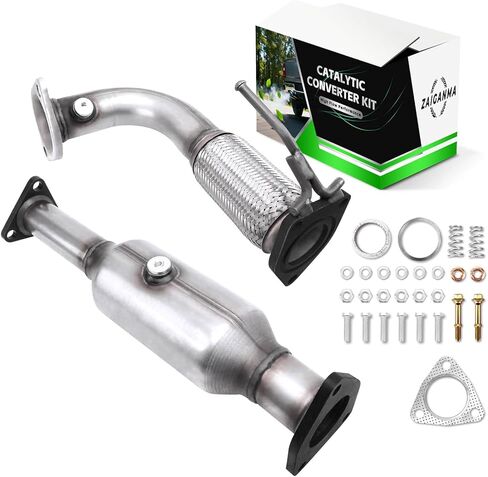 Front Catalytic Converter Compatible with 2003 2004 2005 2006 2007 Honda Accord L4 2.4L, Direct-fit(EPA Compliant) in Kuwait