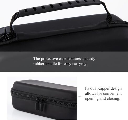 حقيبة تخزين صلبة للسفر لمراقبة دوبلر الجنين، غطاء واقٍ من مادة EVA متوافق مع جهاز IBEET/Dsfew/Facelake/FIGERM Baby Heartbeat (الجراب فقط) in Kuwait