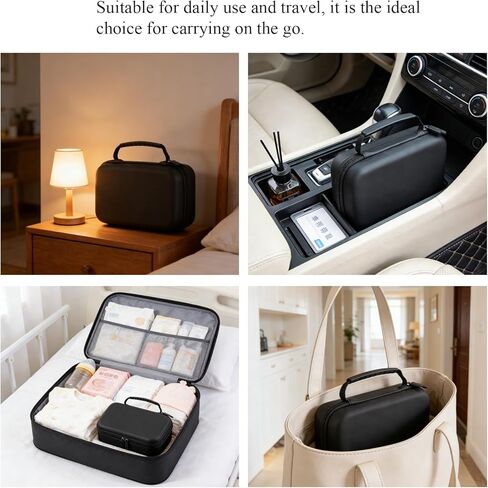 حقيبة تخزين صلبة للسفر لمراقبة دوبلر الجنين، غطاء واقٍ من مادة EVA متوافق مع جهاز IBEET/Dsfew/Facelake/FIGERM Baby Heartbeat (الجراب فقط) in Kuwait