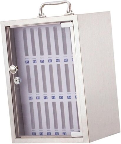 Phone Storage Cabinet Portable Organizer Case with Handle for Factory Meeting Lab Smartphone Keeper- 24 Slots in Saudi Arabia
