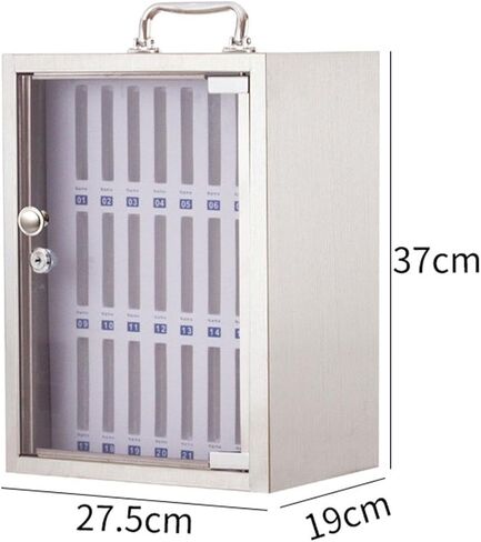 Phone Storage Cabinet Portable Organizer Case with Handle for Factory Meeting Lab Smartphone Keeper- 24 Slots in Saudi Arabia