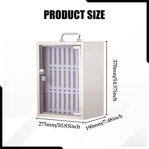 Phone Storage Cabinet Portable Organizer Case with Handle for Factory Meeting Lab Smartphone Keeper- 24 Slots in Saudi Arabia