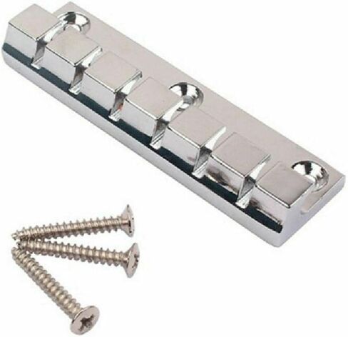 Metal 6 String Anchor Type Tailpiece with Screws For Lap Steel SG Guitar Parts Flat Top Guitar Accessory in Kuwait