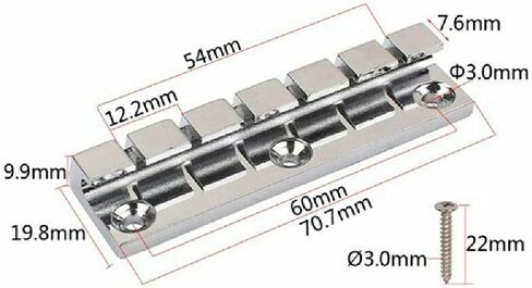 Metal 6 String Anchor Type Tailpiece with Screws For Lap Steel SG Guitar Parts Flat Top Guitar Accessory in Kuwait