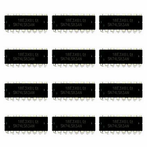 12Pcs for SN74LS83 SN74LS83N SN74LS83AN HD74LS83P DIP-16 4-BIT Binary Full Adder IC Chip 74LS83 in Saudi Arabia