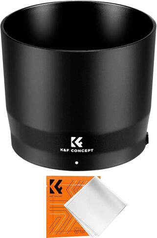 K&F Concept Lens Lens Hood لـ Canon RF 50mm F1.8 STM ، المفاجئة القابلة للانعكاس على استبدال عدسة الكاميرا من غطاء محرك السيارة Canon ES-65B ، متوافق مع مرشحات 43 مم وقبعة العدسة in Kuwait