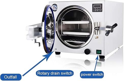 18L High Pressure Steam Sterilizer, Electric Stainless Steel High Temperature Sterilizer, Laboratory University Equipment, with LCD Display in Saudi Arabia
