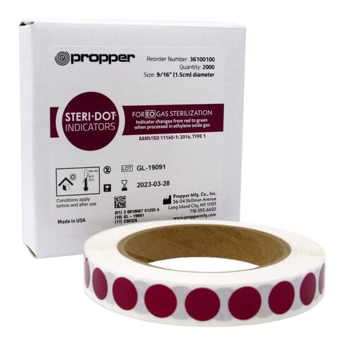 Propper Manufacturing 36100100 Steri-Dot Indicator (Pack of 2000) in Saudi Arabia