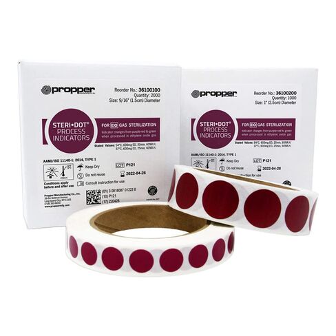 Propper Manufacturing 36100100 Steri-Dot Indicator (Pack of 2000) in Saudi Arabia