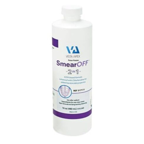 Vista Dental 317111 SmearOFF EDTA 2 in 1 Endodontic Solution 16 Oz in Kuwait