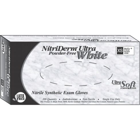167200 Nitriderm Ultra White PF Medium 100/Bx in Saudi Arabia