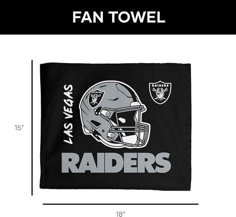 Northwest Las Vegas Raiders NFL Rally - منشفة رالي مقاس 18 × 15 بوصة in Saudi Arabia