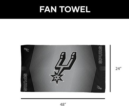 NORTHWEST San Antonio Spurs NBA Hussle Micro Fiber Sports Towel 24 x 42 Inches in Saudi Arabia