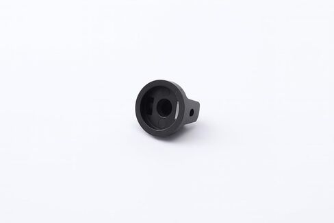 2 PCS Plastic Control Knobs with Set Screw for Potentiometers,Instruments,Machinery,Industrial,Laboratory equipments (1/4" Shafting Hole)- Black in Saudi Arabia
