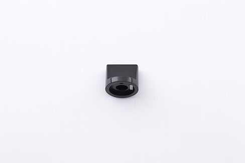 2 PCS Plastic Control Knobs with Set Screw for Potentiometers,Instruments,Machinery,Industrial,Laboratory equipments (1/4" Shafting Hole)- Black in Saudi Arabia